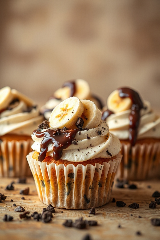 frozen cookies creme cupcakes