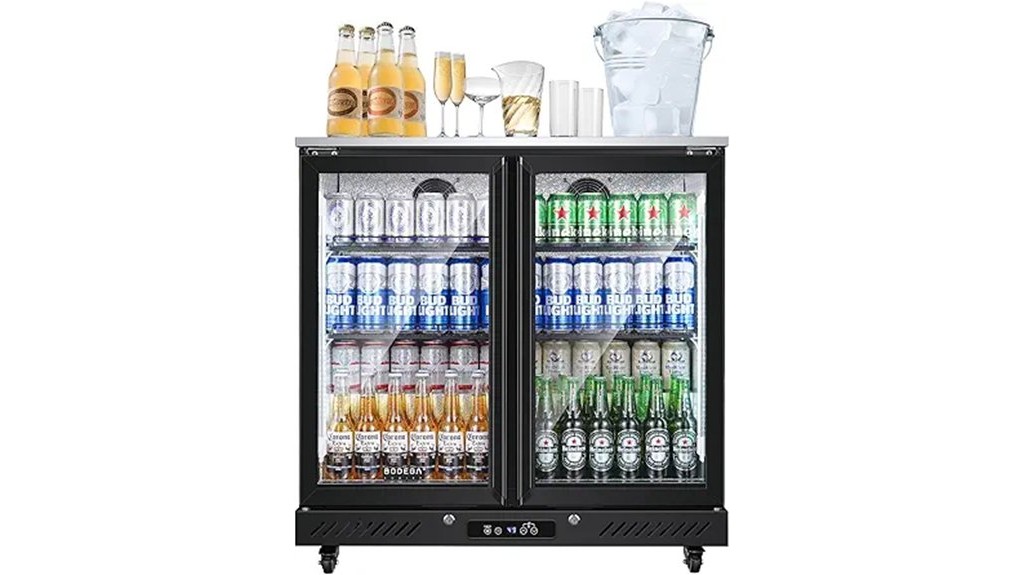 back bar glass cooler