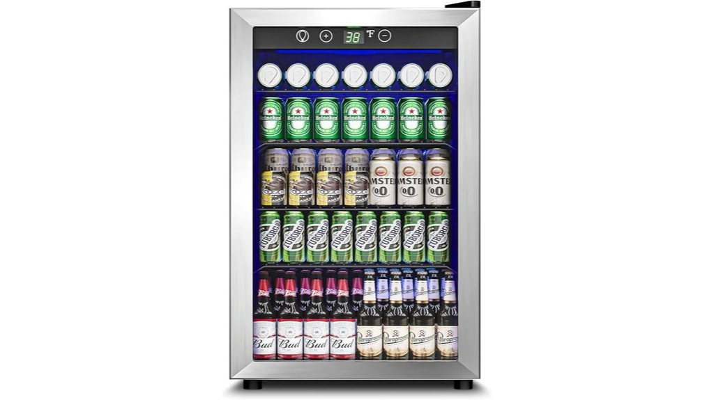 beverage refrigerator for drinks