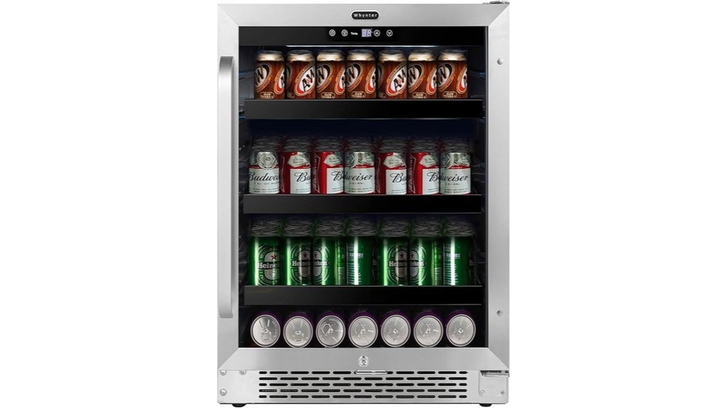 built in beverage refrigerator unit