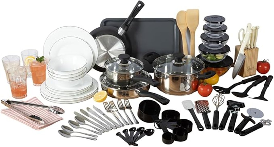 complete kitchen essentials set