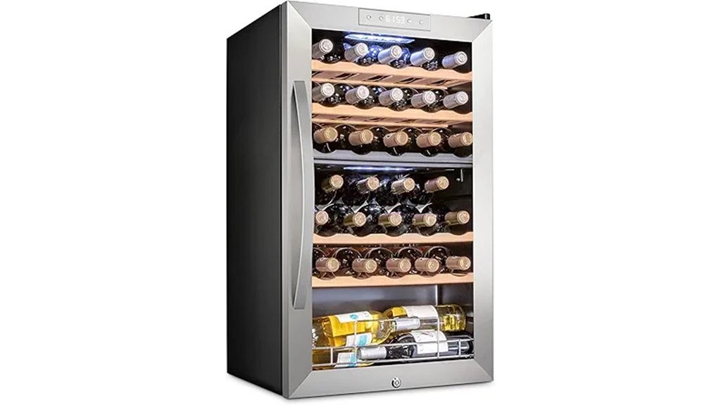 dual zone wine cooler