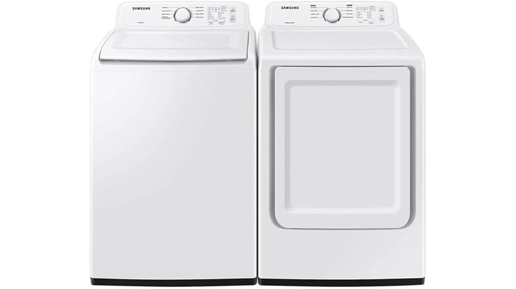 samsung top load washer dryer