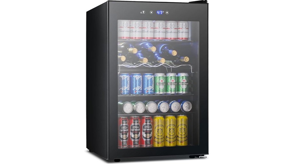 smart temperature wine fridge