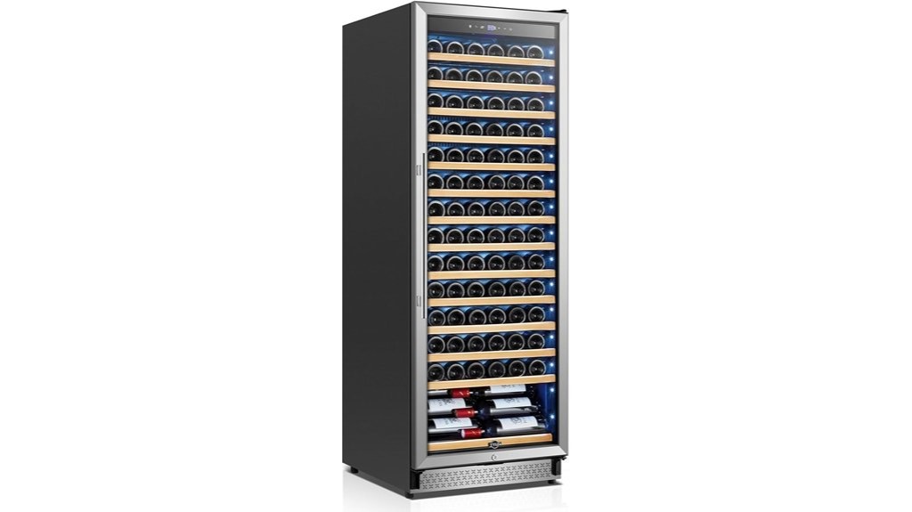 wine cooler for 154 bottles