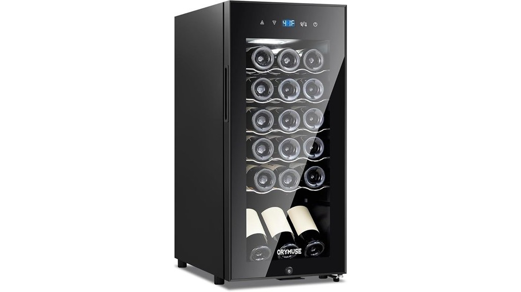 wine cooler for 18 bottles