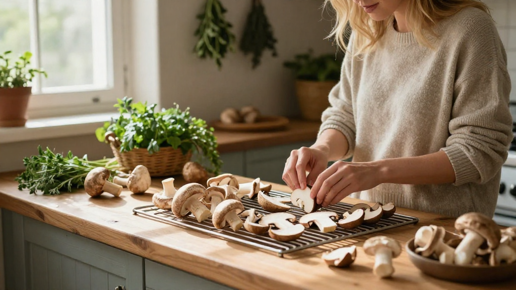How to Dry Mushrooms at Home Easily